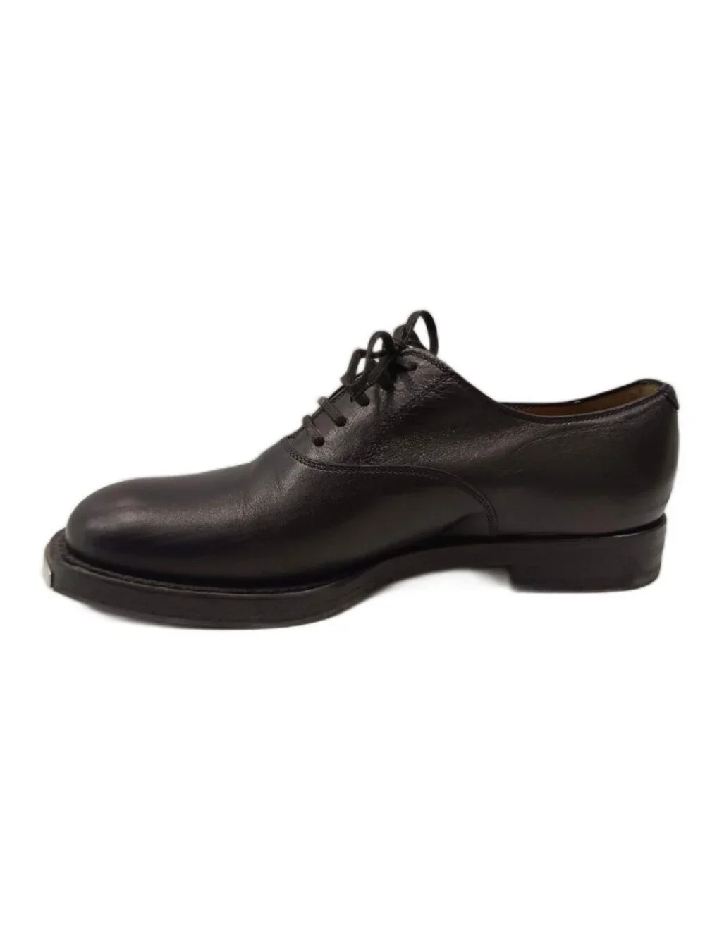 Gucci Business Shoes Lace-up Leather Black 6